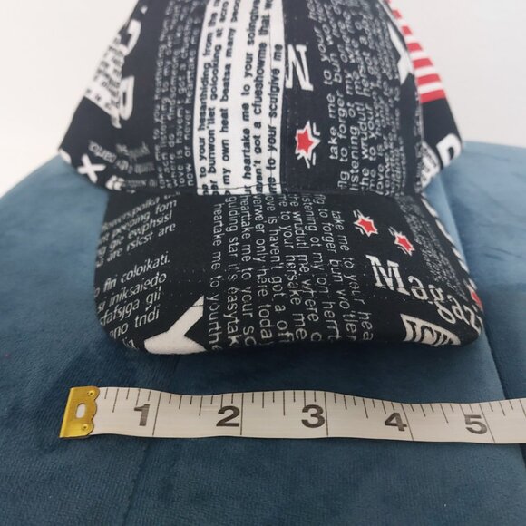 Simple Lightweight HAT CAP Multicolored Wordings Black White Everyday Casual Hat - Picture 7 of 11